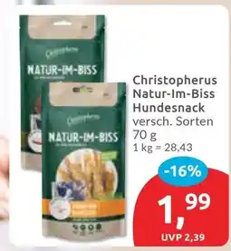 Budni Christopherus Natur-Im-Biss Hundesnack Angebot