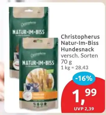Budni Christopherus Natur-Im-Biss Hundesnack Angebot