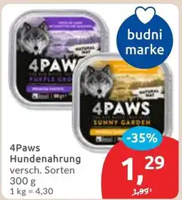 Budni 4Paws Hundenahrung Angebot