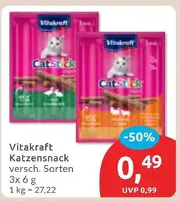Budni Vitakraft Katzensnack Angebot