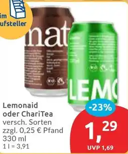 Budni Lemonaid oder ChariTea Angebot