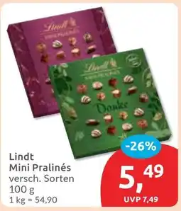 Budni Lindt Mini Pralinés Angebot
