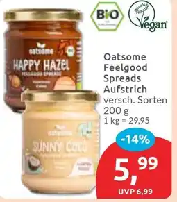Budni Oatsome Feelgood Spreads Aufstrich Angebot