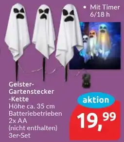 Budni Geister- Gartenstecker -Kette Angebot