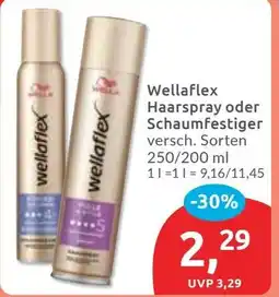 Budni wellaflex Haarspray oder Schaumfestiger Angebot
