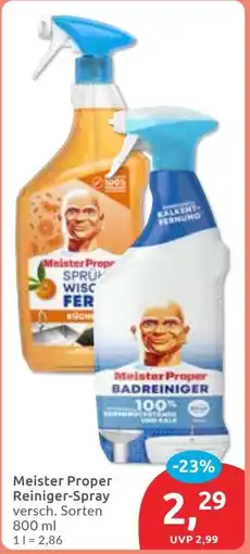 Budni Meister Proper Reiniger-Spray Angebot