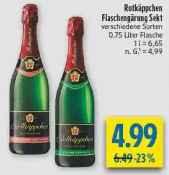 diska Rotkäppchen Flaschengarung Sekt Angebot