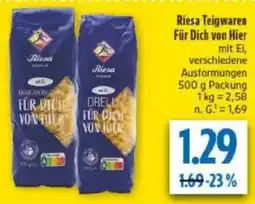 diska Riesa Teigwaren Für Dich von Hier Angebot