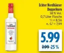 diska Echter Nordhäuser Doppelkorn Angebot