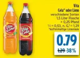 diska Vita Cola oder Limo Angebot