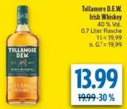 diska Tullamore D.E.W. Irish Whiskey Angebot