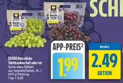 diska EDEKA Herzstücke Tafeltrauben Angebot