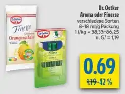 diska Dr. Oetker Aroma oder Finesse Angebot