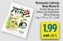 diska Mestemacher California Wraps Weizen XL Angebot
