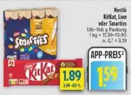diska Nestlé KitKat, Lion oder Smarties Angebot