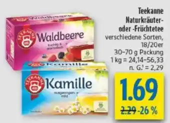 diska Teekanne Naturkräuter- oder -Früchtetee Angebot