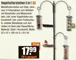V Baumarkt Vogelfutterstation 5 in 1 Angebot