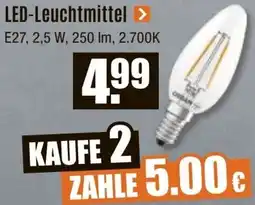 V Baumarkt LED-Leuchtmittel Angebot