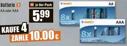 V Baumarkt V-MARKT Batterie Angebot