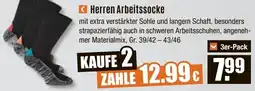 V Baumarkt Herren Arbeitssocke Angebot