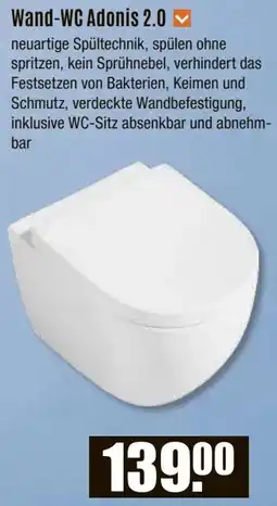 V Baumarkt Wand-WC Adonis 2.0 Angebot