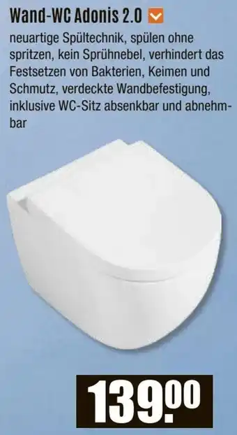 V Baumarkt Wand-WC Adonis 2.0 Angebot