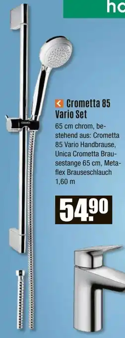 V Baumarkt Hansgrohe Crometta 85 Vario Set Angebot