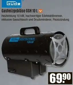 V Baumarkt Güde Gasheizgebläse GGH 10 L Angebot