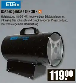 V Baumarkt Güde Gasheizgebläse GGH 30 R Angebot