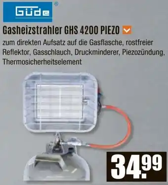 V Baumarkt Güde Gasheizstrahler GHS 4200 PIEZO Angebot
