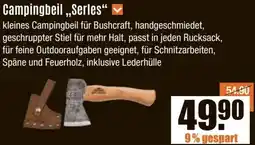 V Baumarkt Campingbeil ,,Series" Angebot