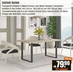 V Baumarkt Esstisch-System Angebot