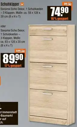 V Baumarkt Schuhkipper Angebot