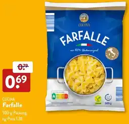 Aldi Süd CUCINA Farfalle Angebot