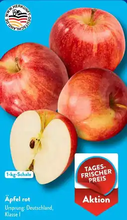 Aldi Süd Äpfel rot Angebot