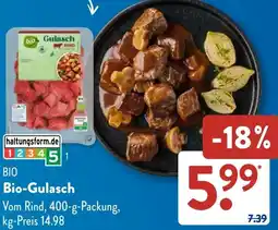 Aldi Süd Bio-Gulasch Angebot