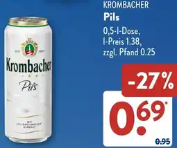 Aldi Süd KROMBACHER Pils Angebot