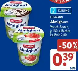 Aldi Süd EHRMANN Almighurt Angebot