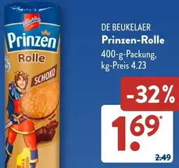 Aldi Süd DE BEUKELAER Prinzen-Rolle Angebot