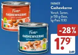 Aldi Süd FARMER Cashewkerne Angebot