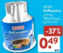 Aldi Süd MILSANI Kaffeesahne Angebot