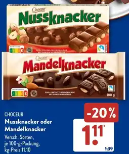 Aldi Süd CHOCEUR Nussknacker oder Mandelknacker Angebot