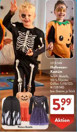 Aldi Süd LILY & DAN Halloween Kostüm Angebot