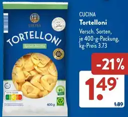 Aldi Süd CUCINA Tortelloni Angebot