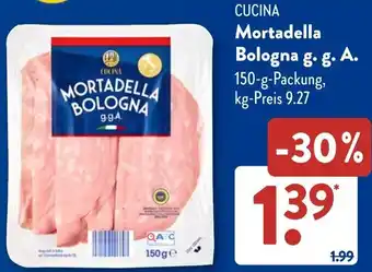 Aldi Süd CUCINA Mortadella Bologna g. g. A. Angebot