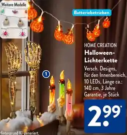 Aldi Süd HOME CREATION Halloween Lichterkette Angebot