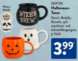 Aldi Süd CROFTON Halloween Tasse Angebot