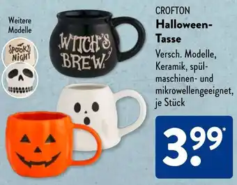 Aldi Süd CROFTON Halloween Tasse Angebot