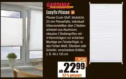 V Baumarkt GARDINIA Easyfix Plissee Angebot