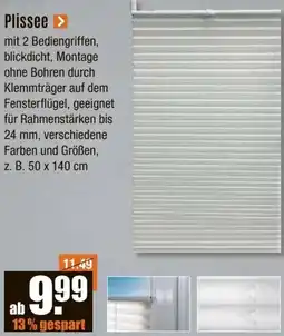V Baumarkt Plissee Angebot